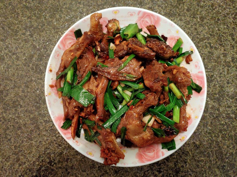 炒鸭肉