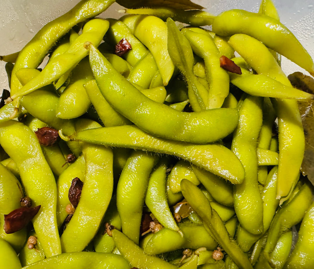 水煮毛豆（饭店口味）