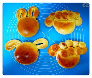儿童小动物创意面包的做法 步骤13