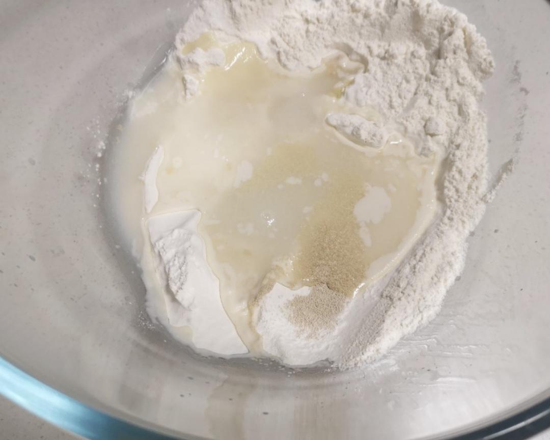 纯奶手撕吐司的做法 步骤1