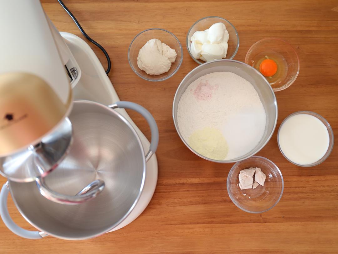 纯奶手撕吐司的做法 步骤1