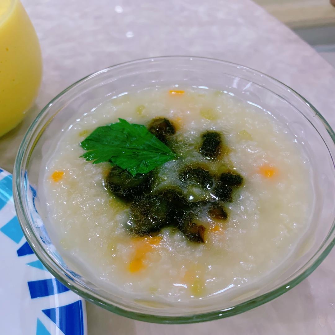 海参芹菜粥的做法