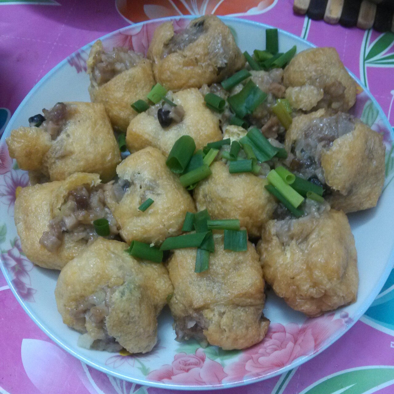 油豆腐酿