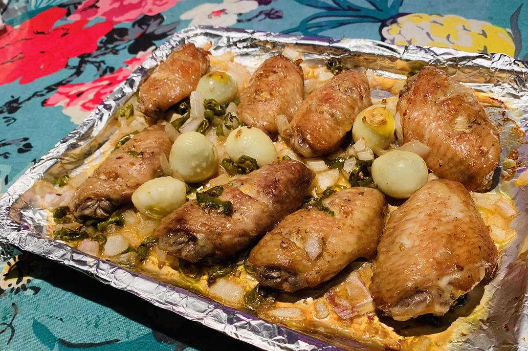 减肥一人食第13日~烤箱烤中翅的做法