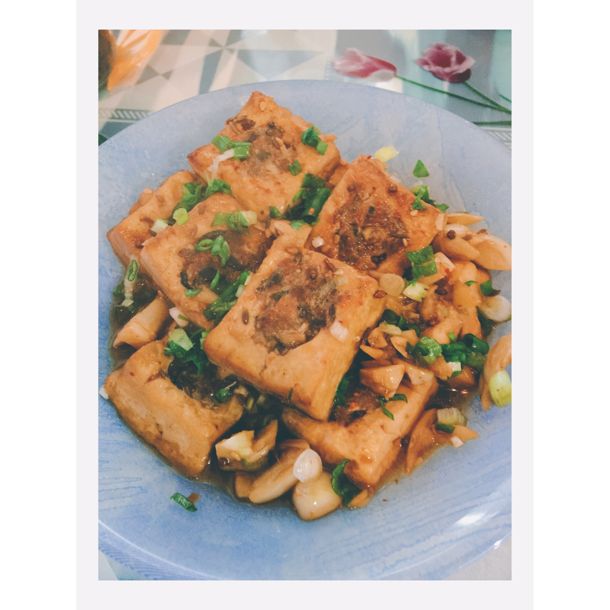 虾仁猪肉酿豆腐