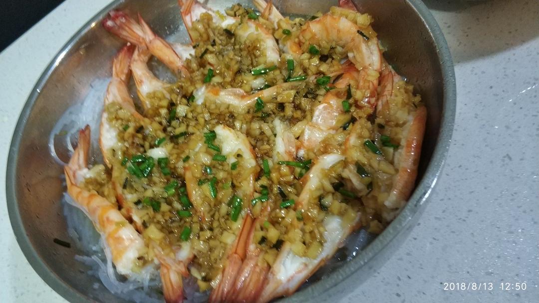 蒜蓉粉丝蒸虾