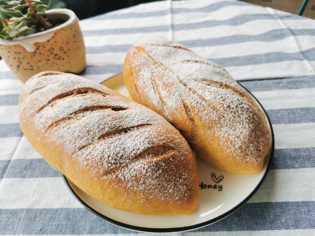 黑麦核桃红糖面包