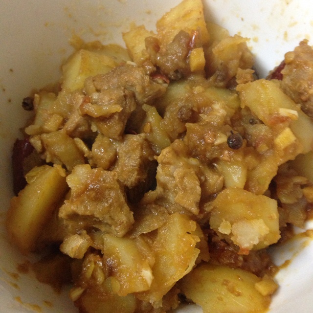 红烧土豆排骨&肉