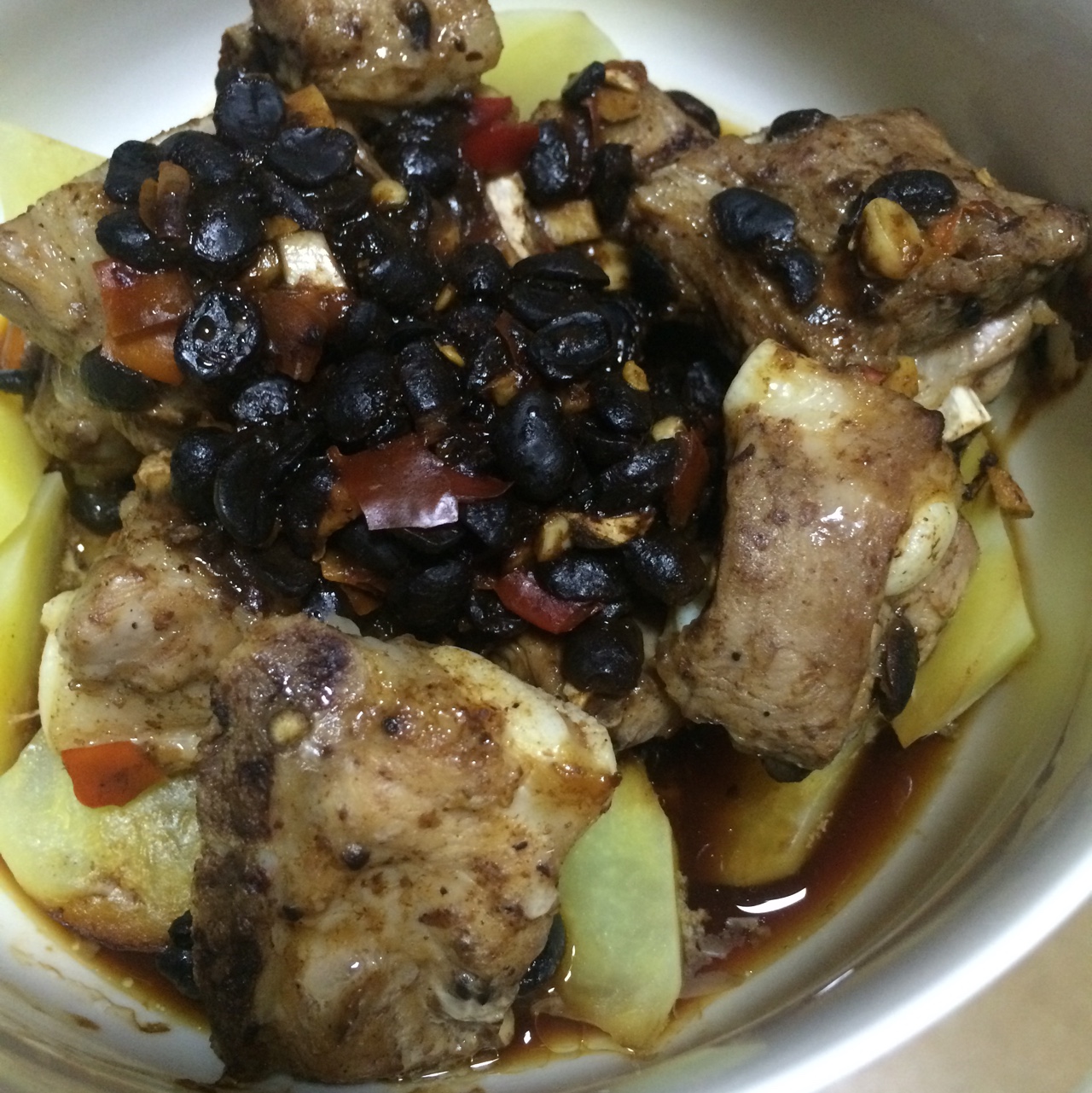 豉椒蒸土豆排骨