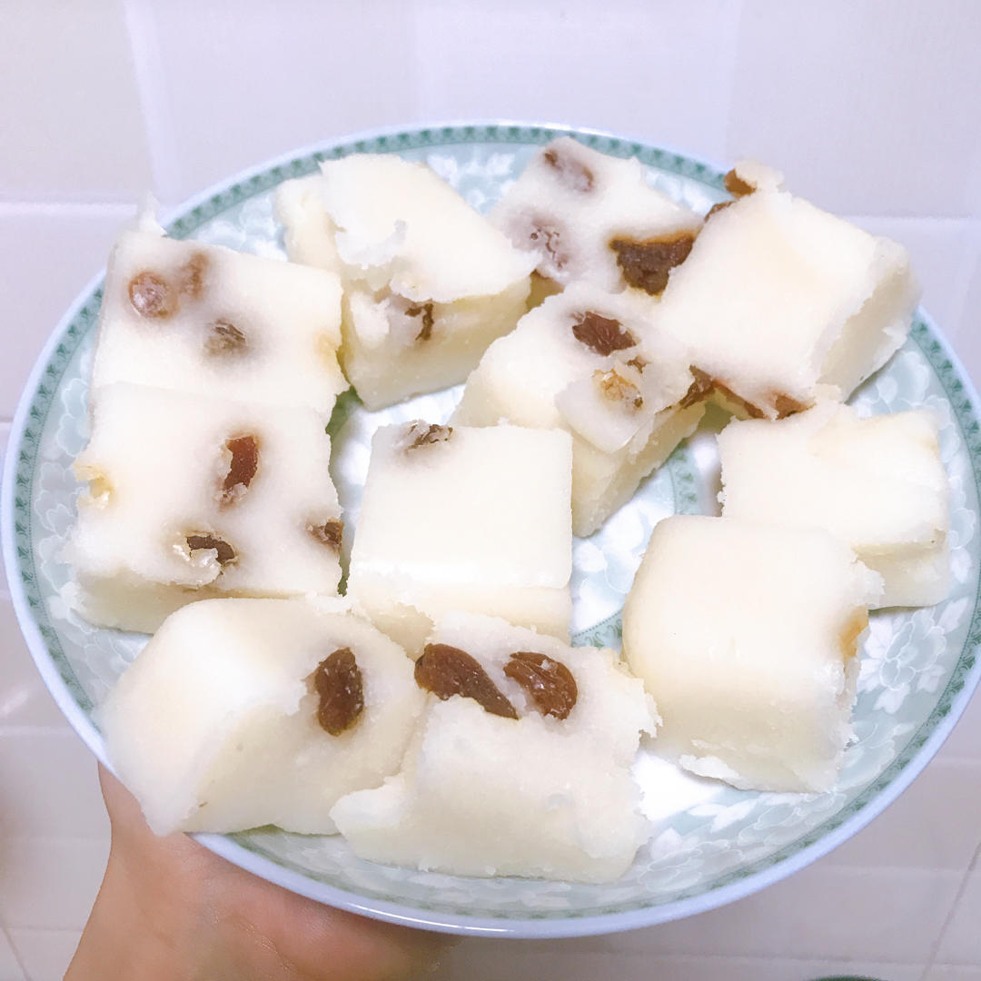 零失败!家庭版牛奶米糕!
