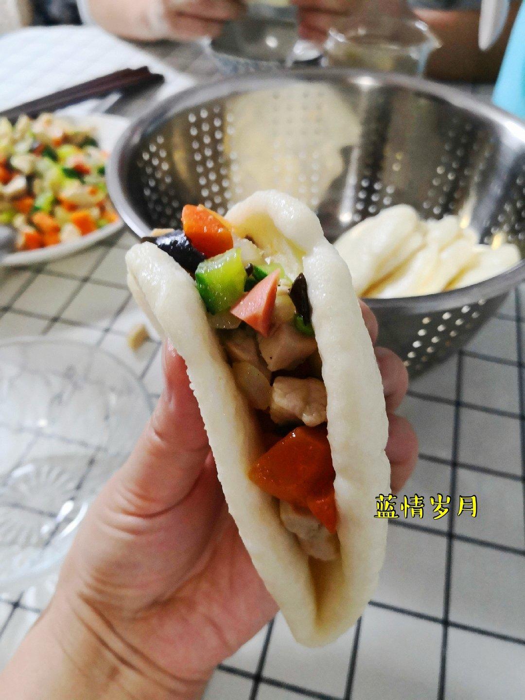 荷叶饼（内附夹菜）超详细