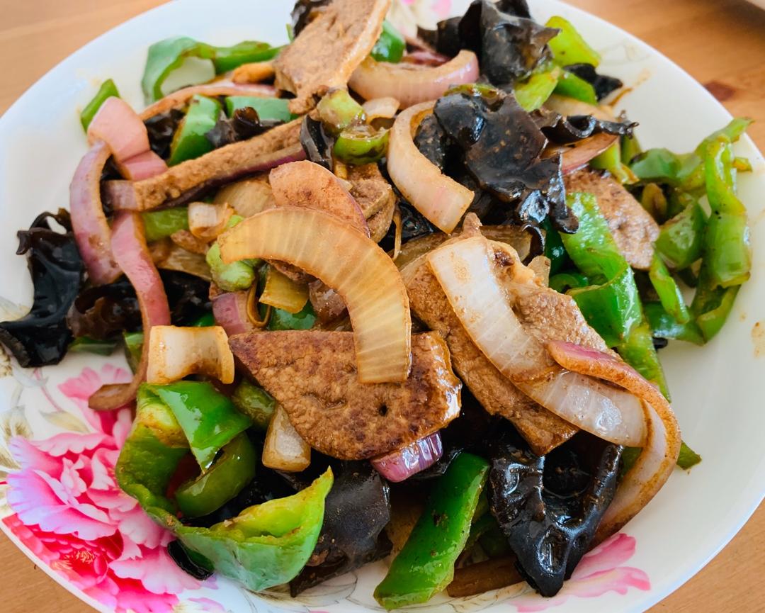 我妈做的炒猪肝