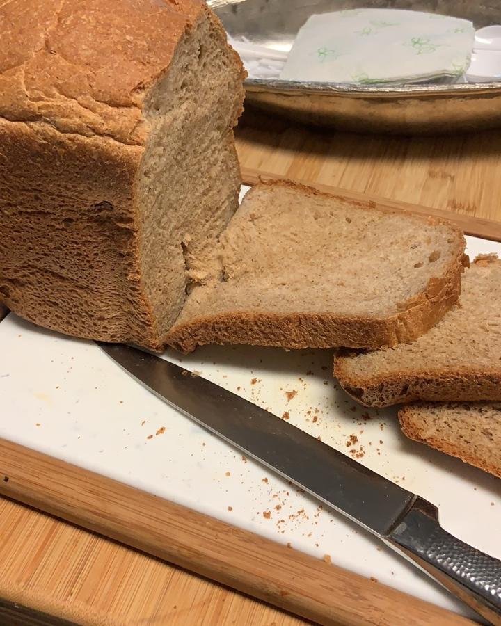 基础全麦吐司（面包机版）丨健康·烘焙