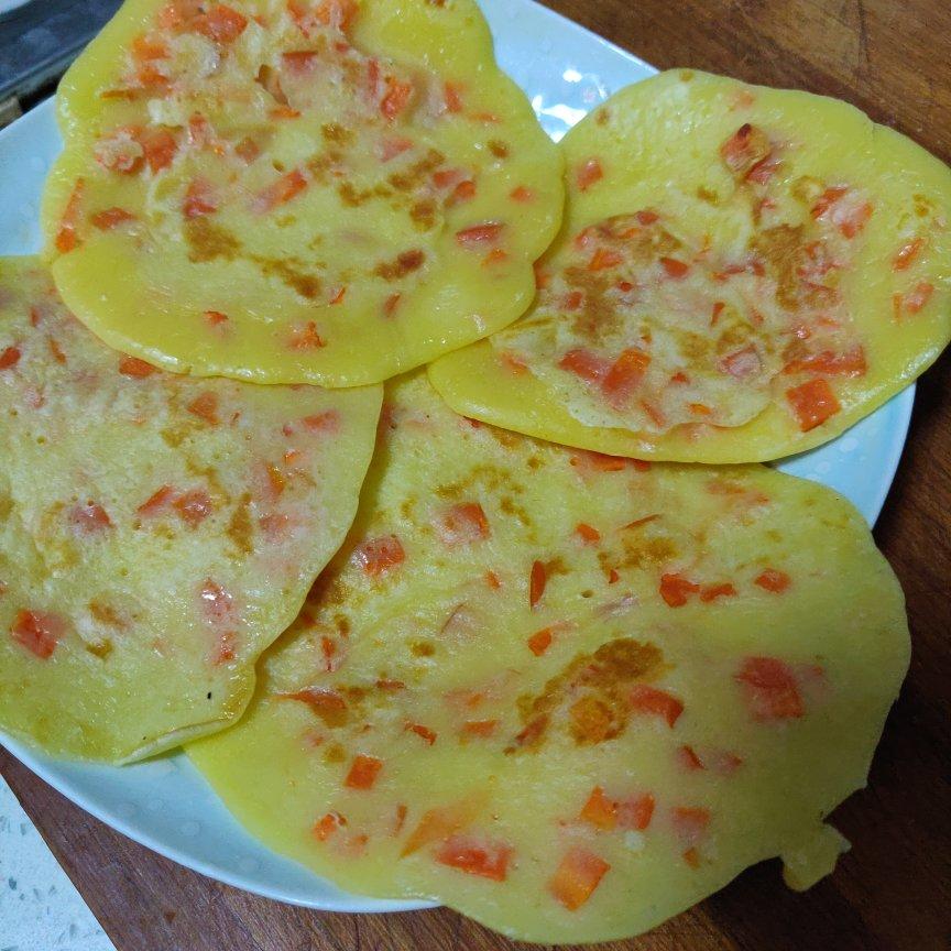 胡萝卜鸡蛋饼