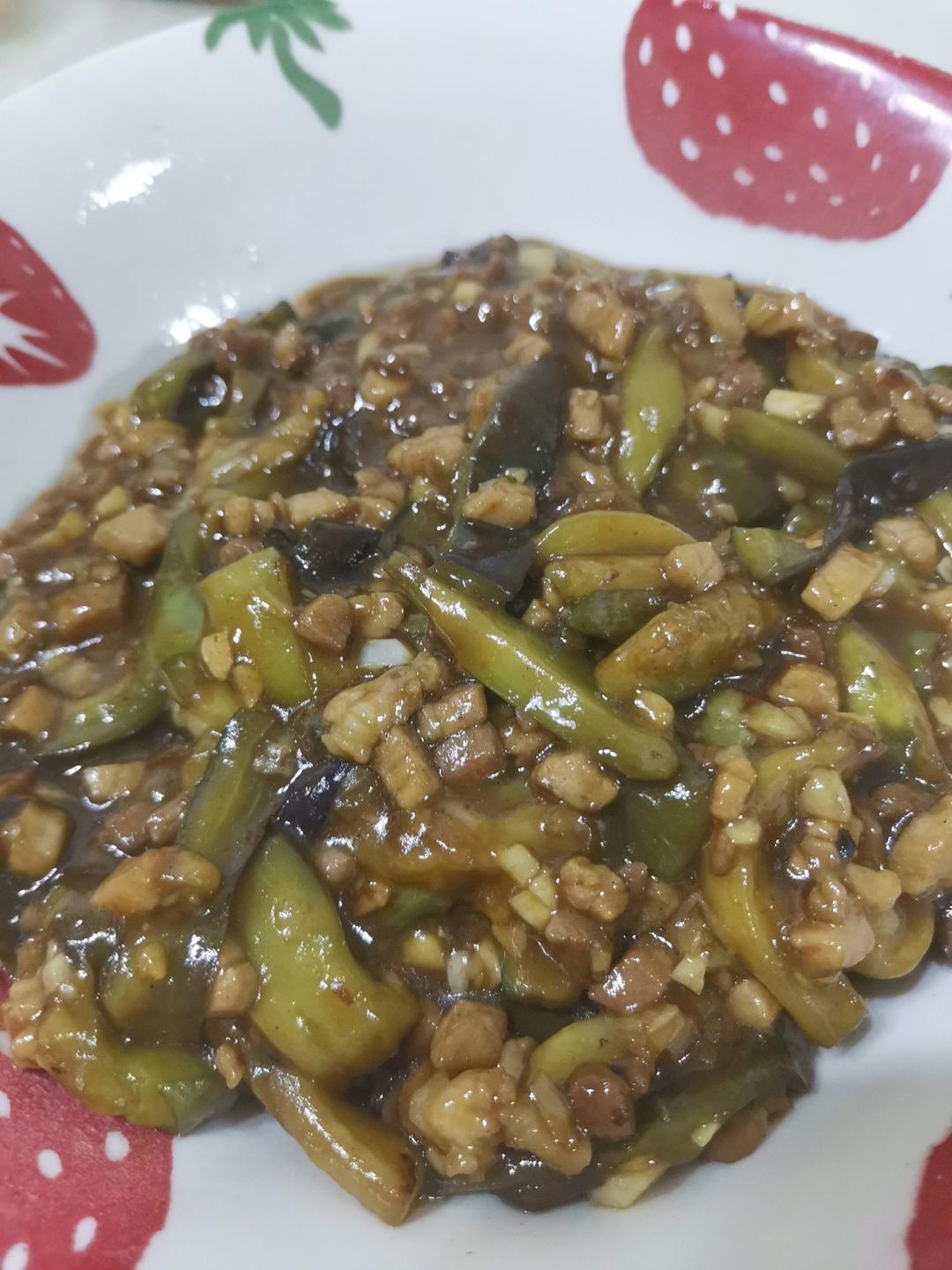 超级下饭酱香味肉末茄子