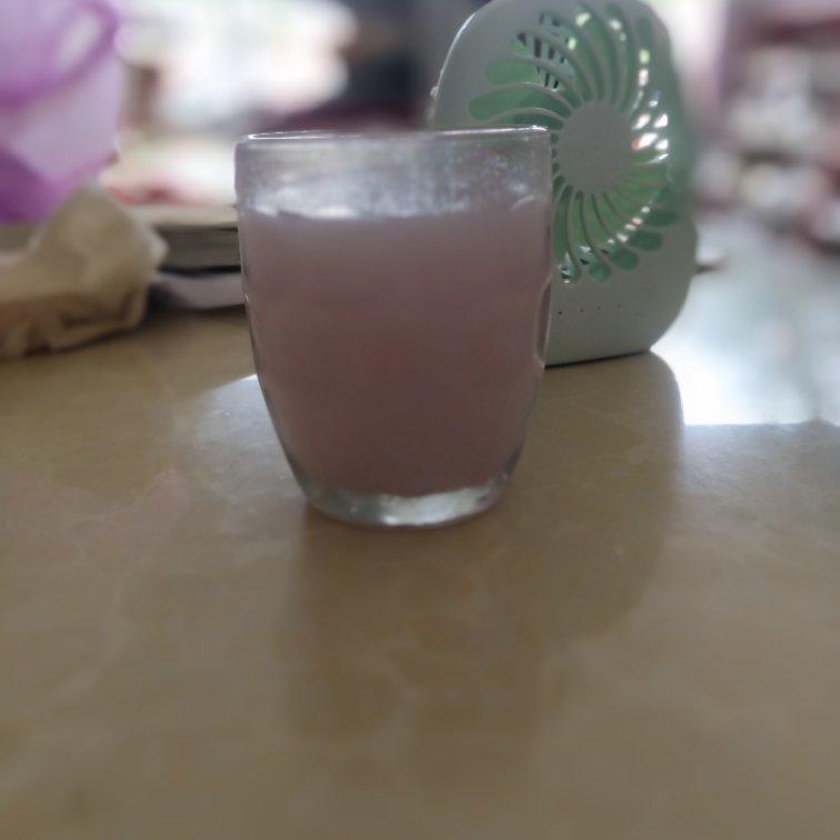 网红水果奶冻茶
