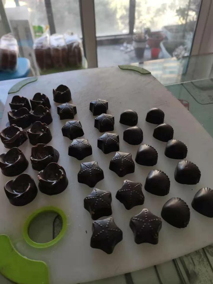 可可液块自制巧克力