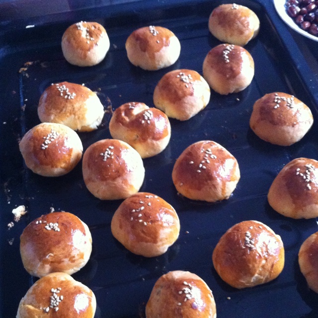 很容易成功的豆沙小面包