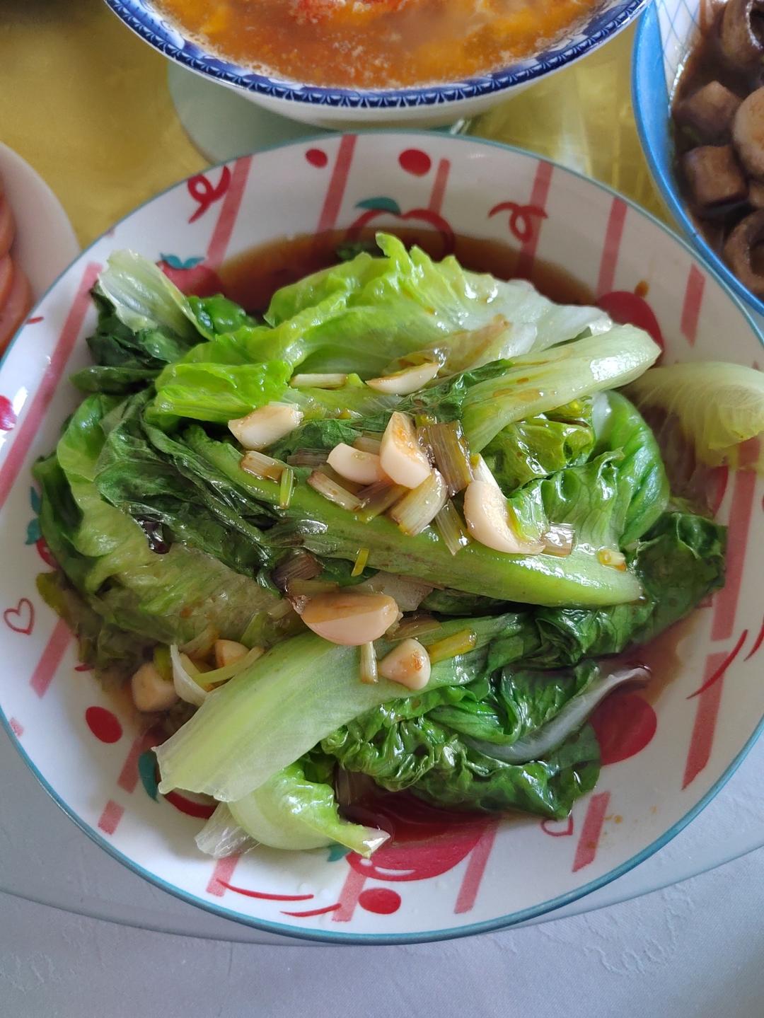 广式白灼生菜(酒店配方)