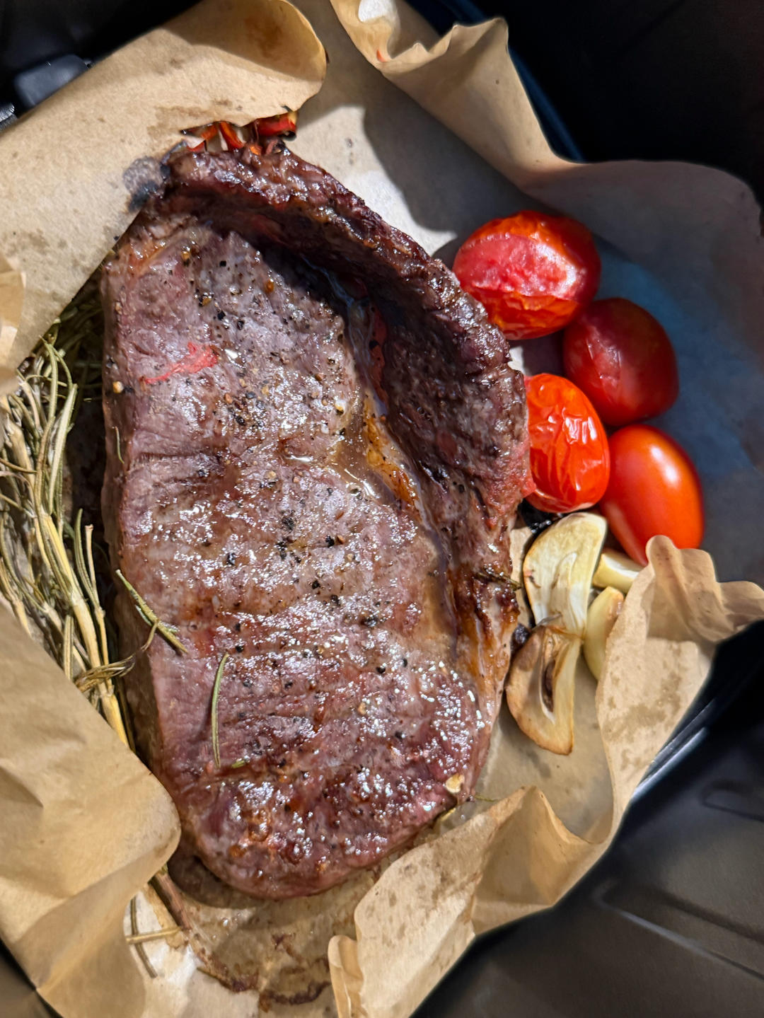 🔥零厨艺！空气炸锅牛排🥩