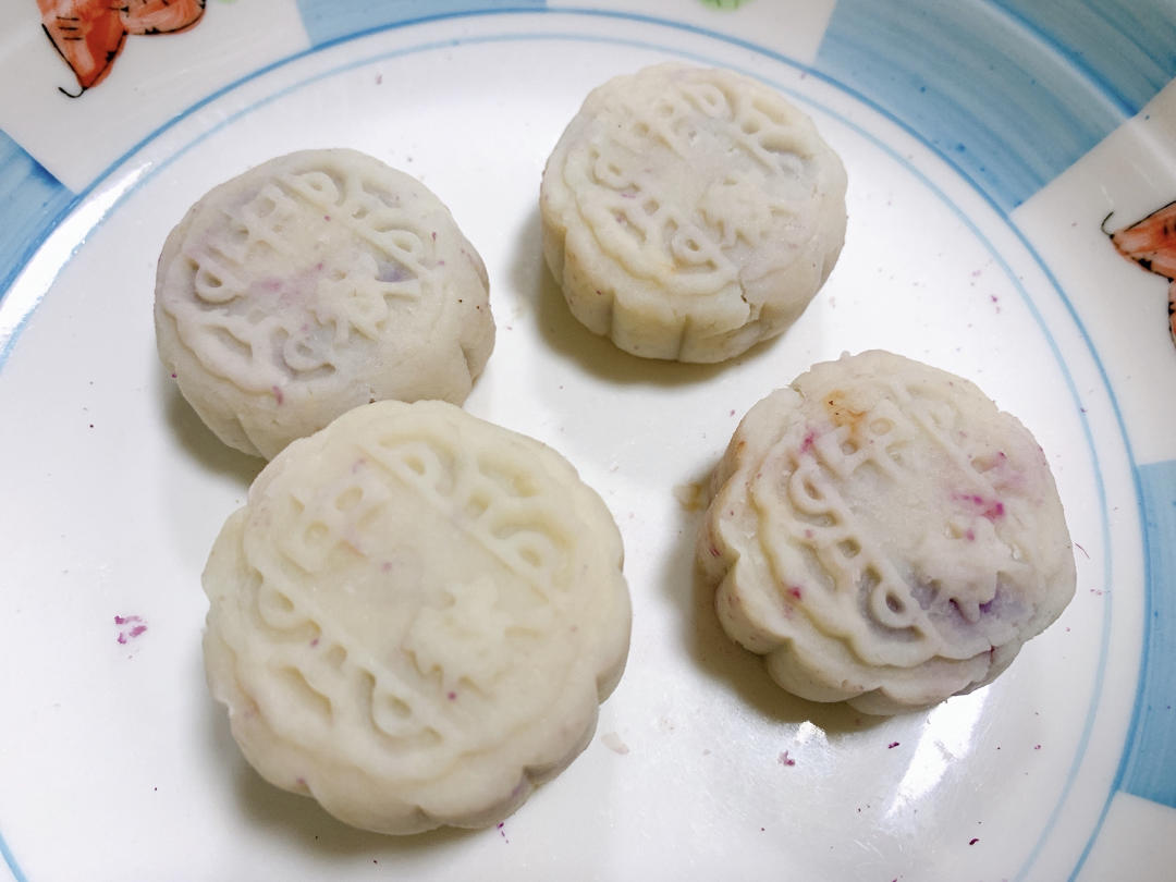 快手零基础 宝宝版月饼 手指食物