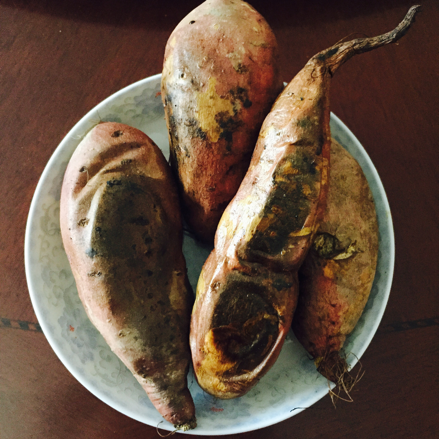 烤地瓜（烤箱初试）