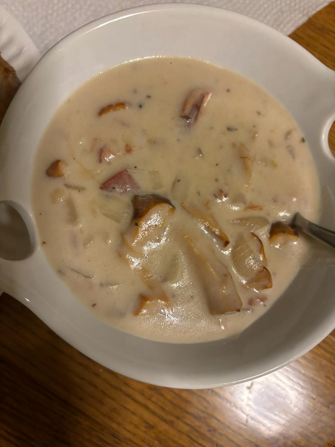 奶油培根鸡油菌