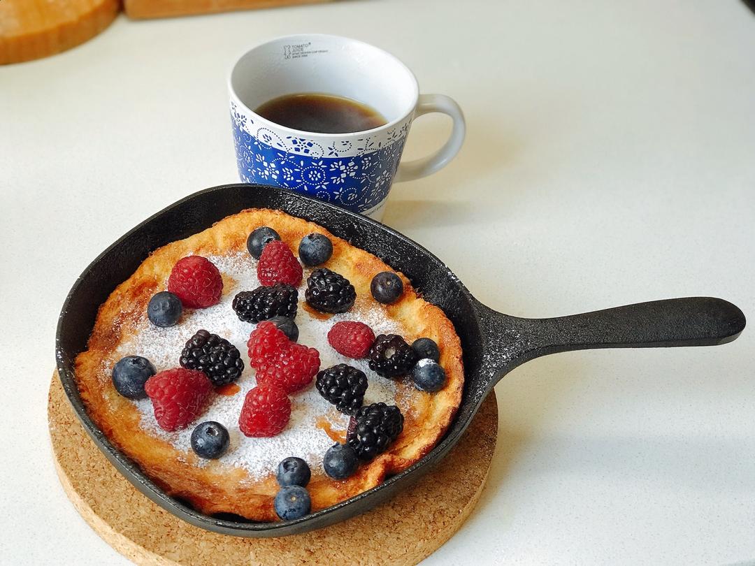 【柳宗理/lodge铸铁平底锅】荷兰松饼 Dutch Baby Pancake