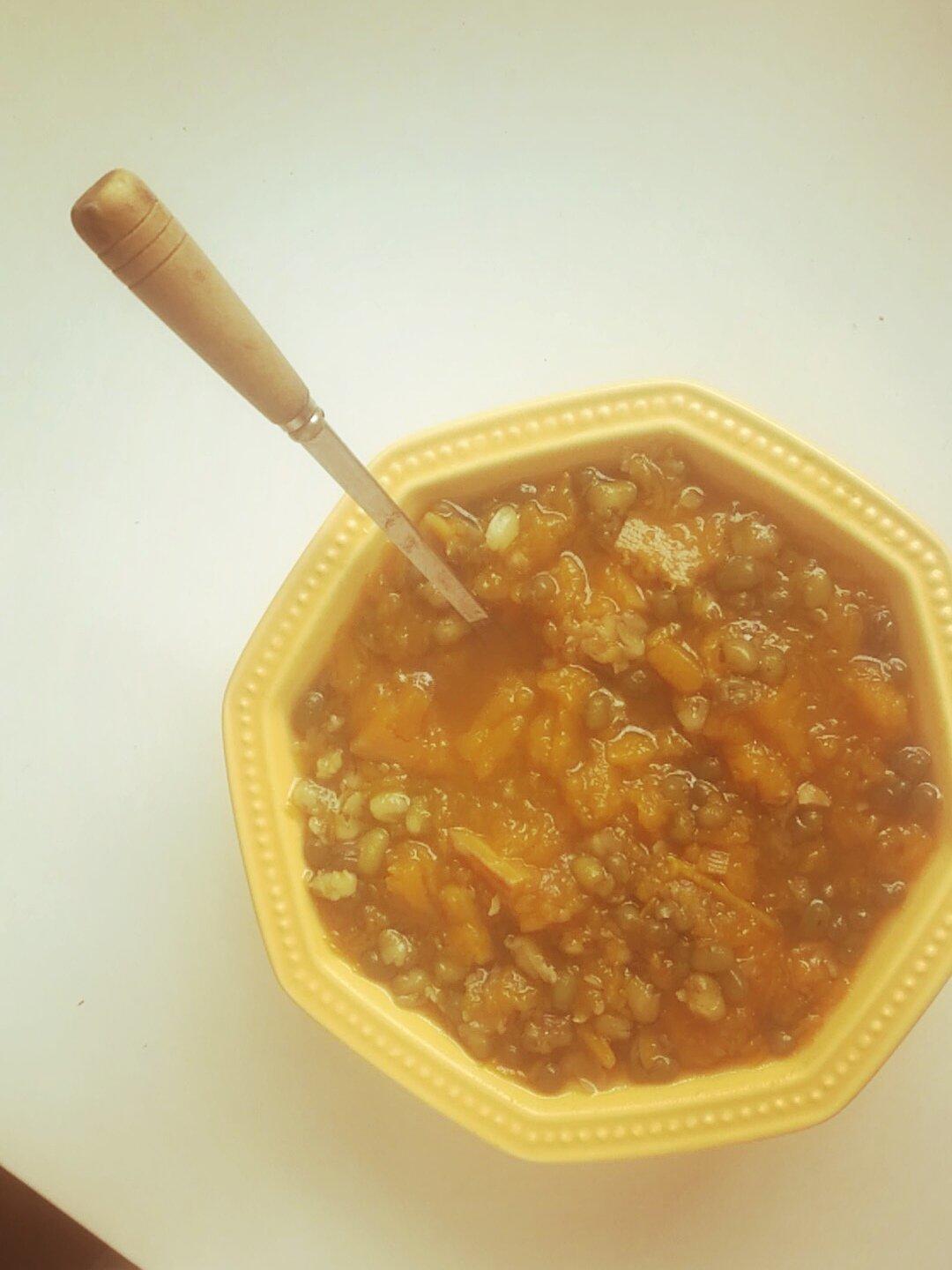 南瓜绿豆汤
