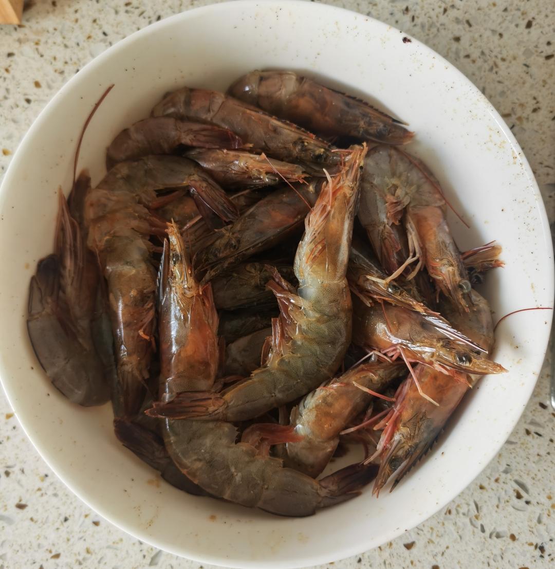 百变烤南美白虾
