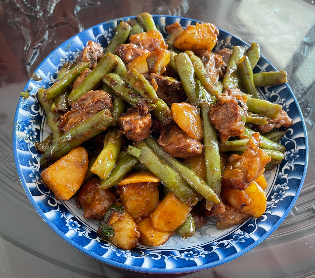 排骨炖土豆豆角