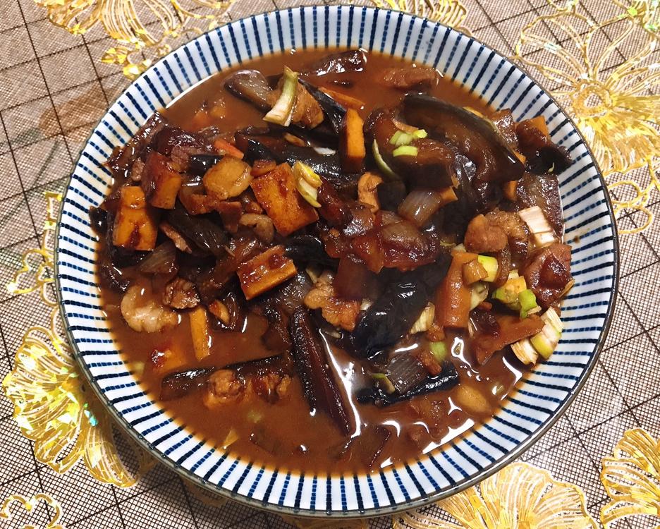 茄泥烧肉拌饭（一口气能吃三碗）