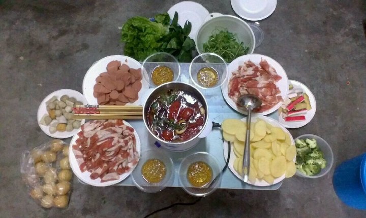 自制麻辣重庆火锅
