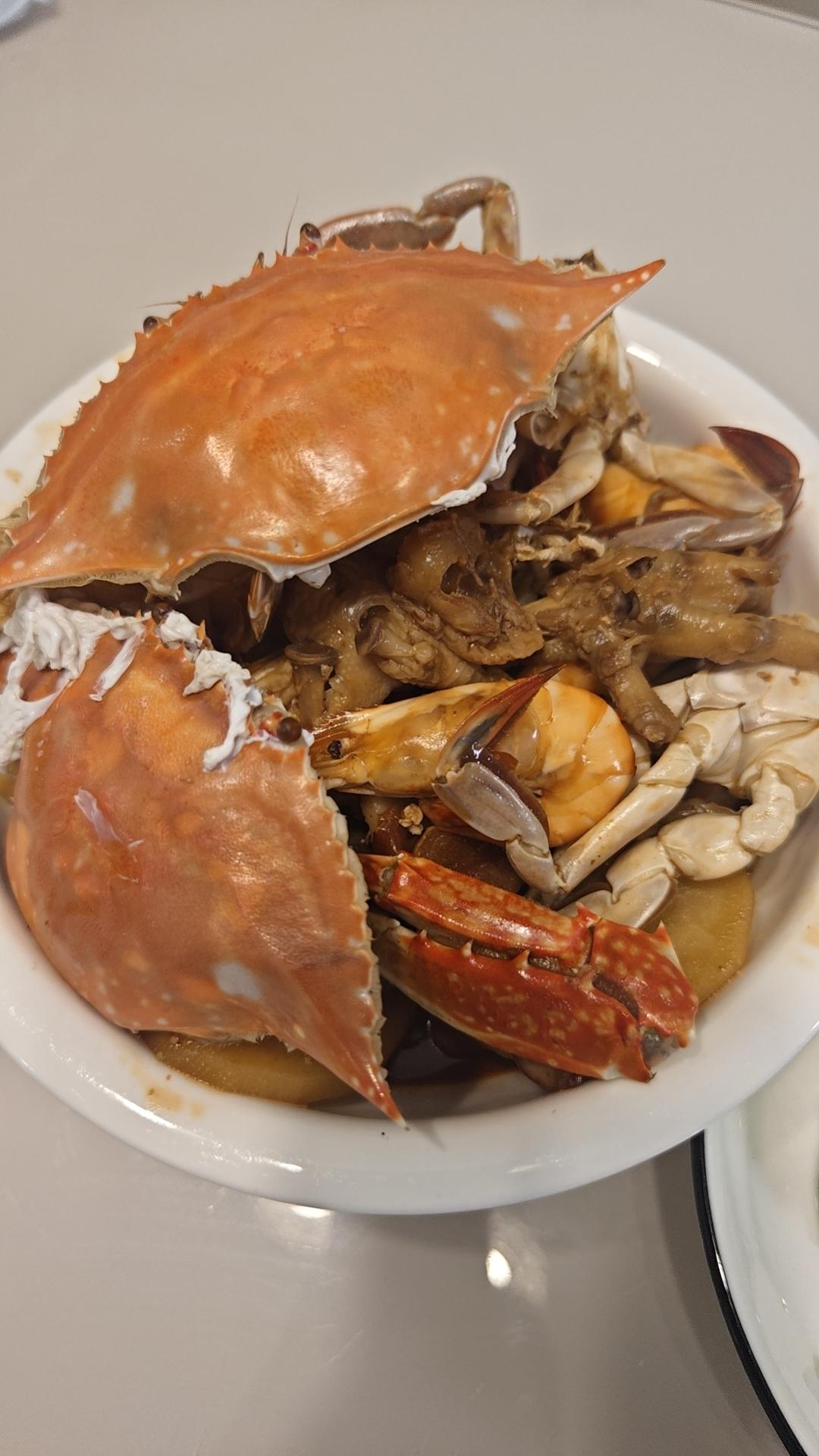 胖哥俩肉蟹煲