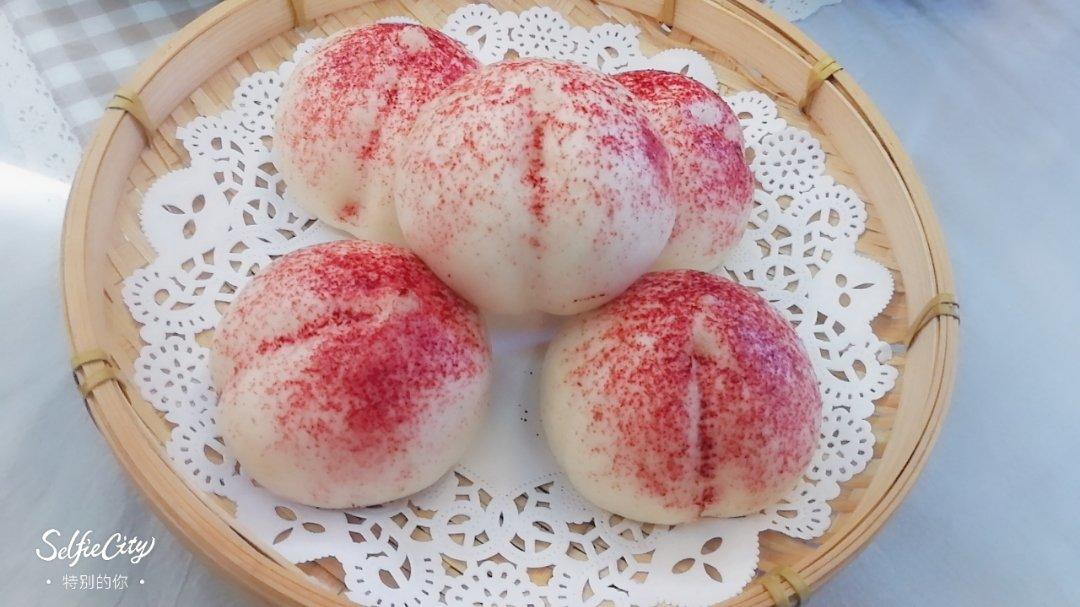 寿桃馒头（水蜜桃馒头）