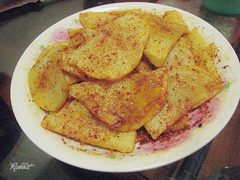 微波土豆片(烧烤风味)
