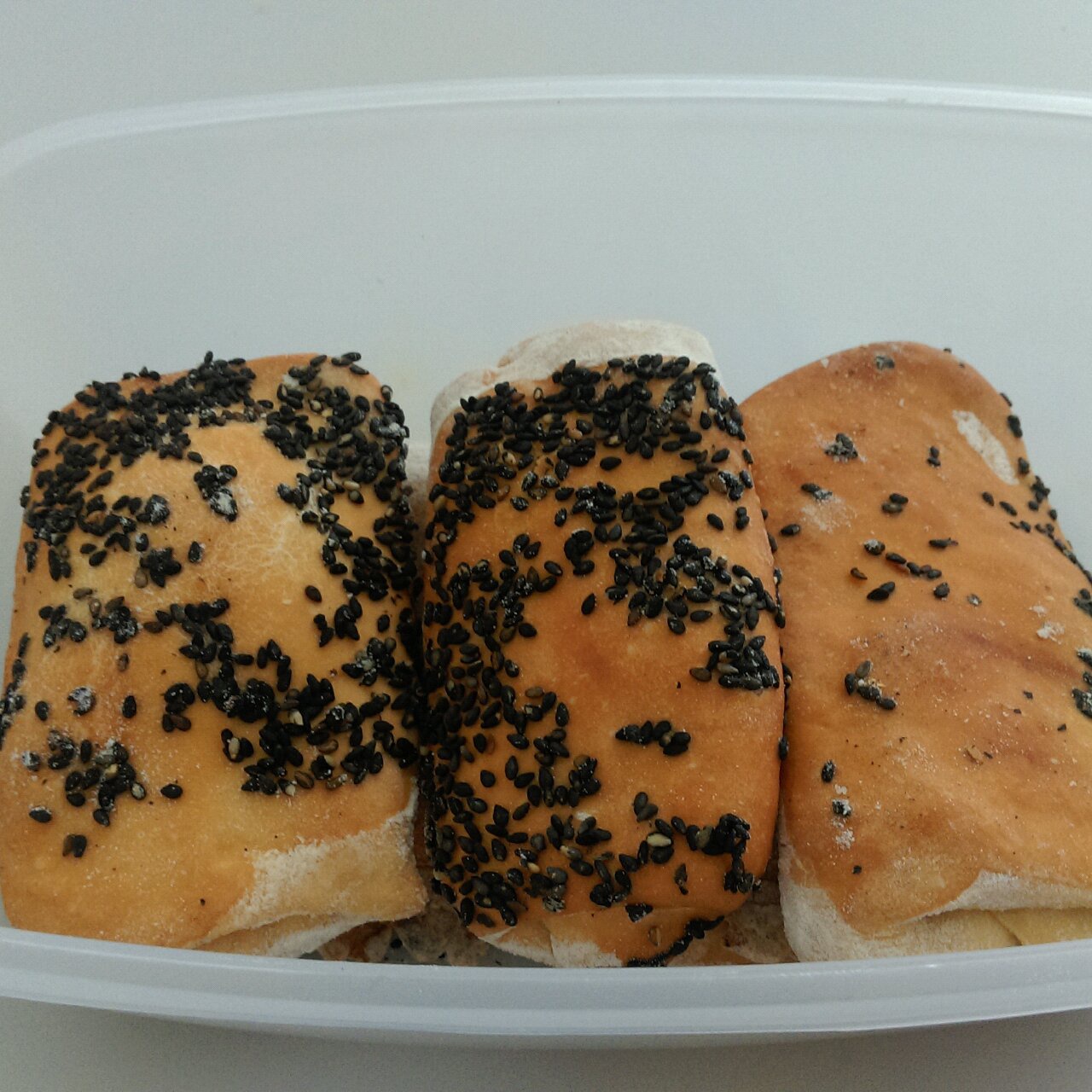 天然酵母版椒盐芝麻烧饼