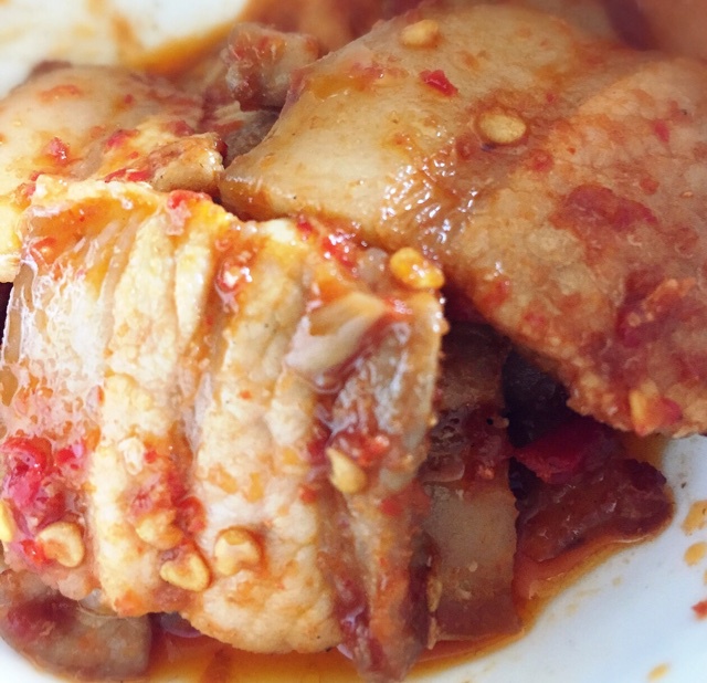 辣白菜炒五花肉