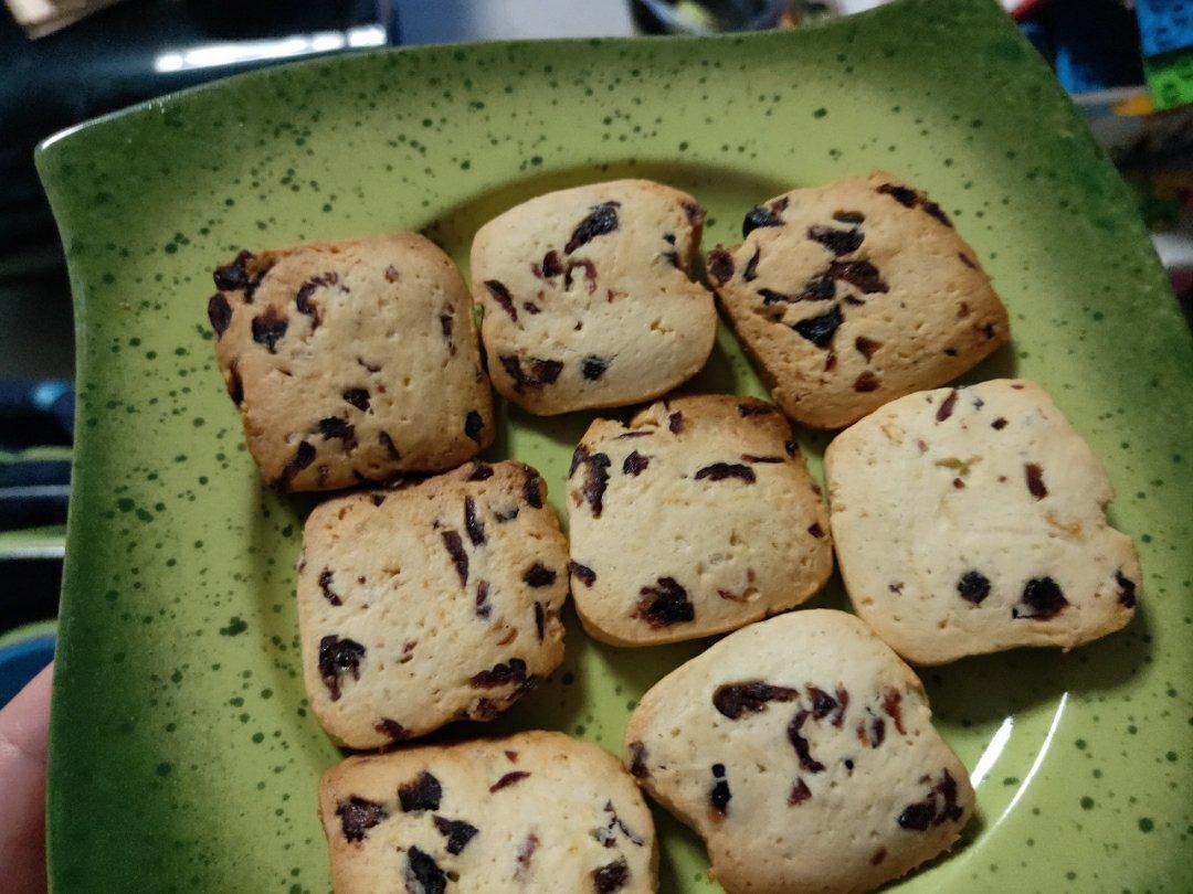 蔓越莓饼干（原味和抹茶味，黄油少）