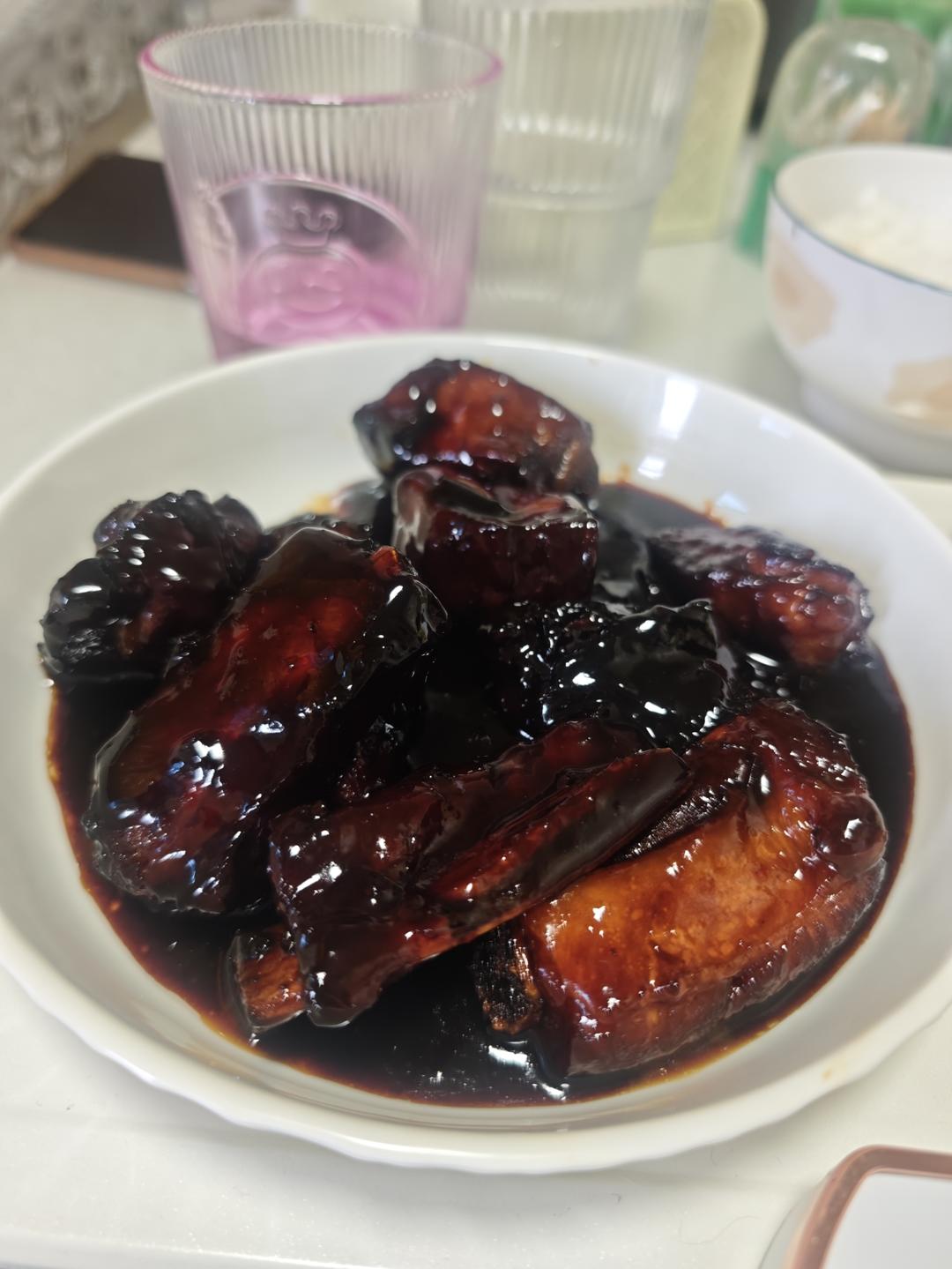 酸酸甜甜的梅子酱排骨