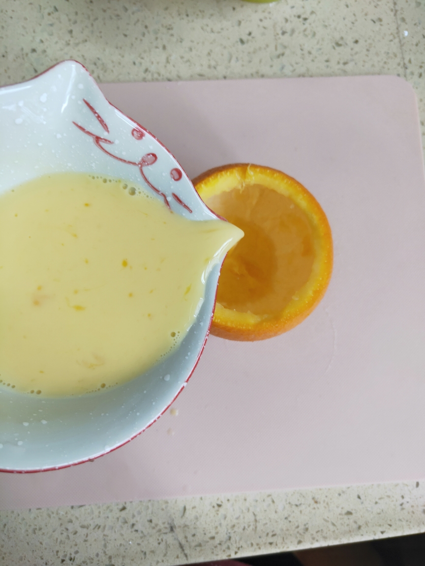香橙炖蛋的做法 步骤7