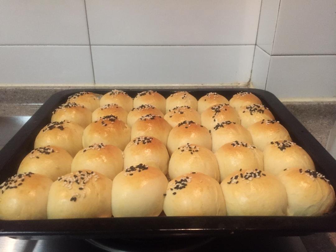 奶黄小餐包-一次发酵超好吃（附快手奶黄馅制作方法）