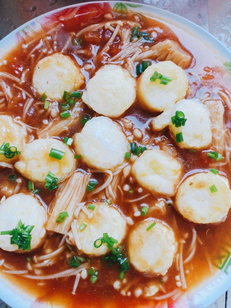 金针菇烧日本豆腐