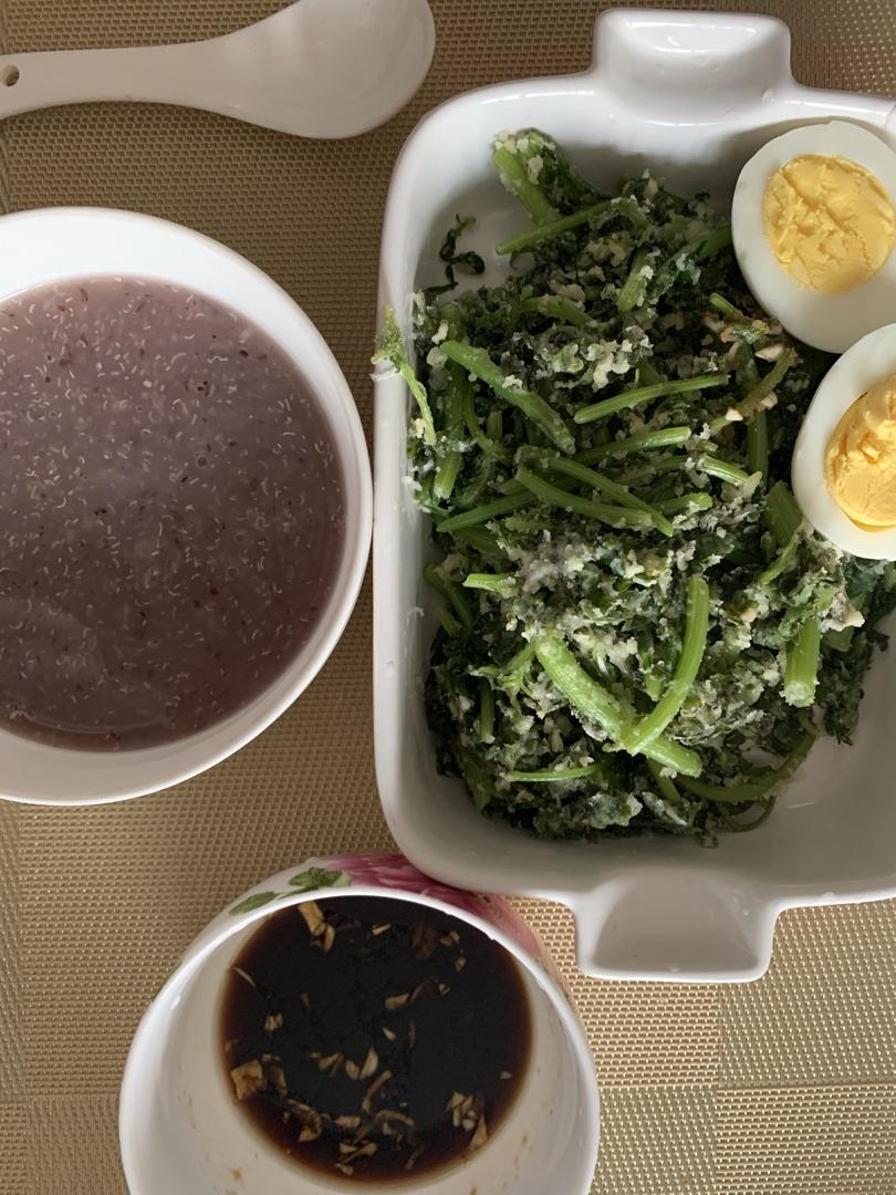 蒸茼蒿