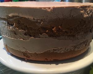 6寸巧克力慕斯蛋糕的做法 步骤8