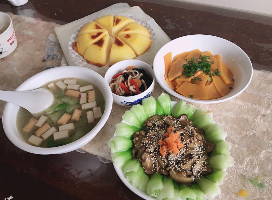 蚝油香菇油菜