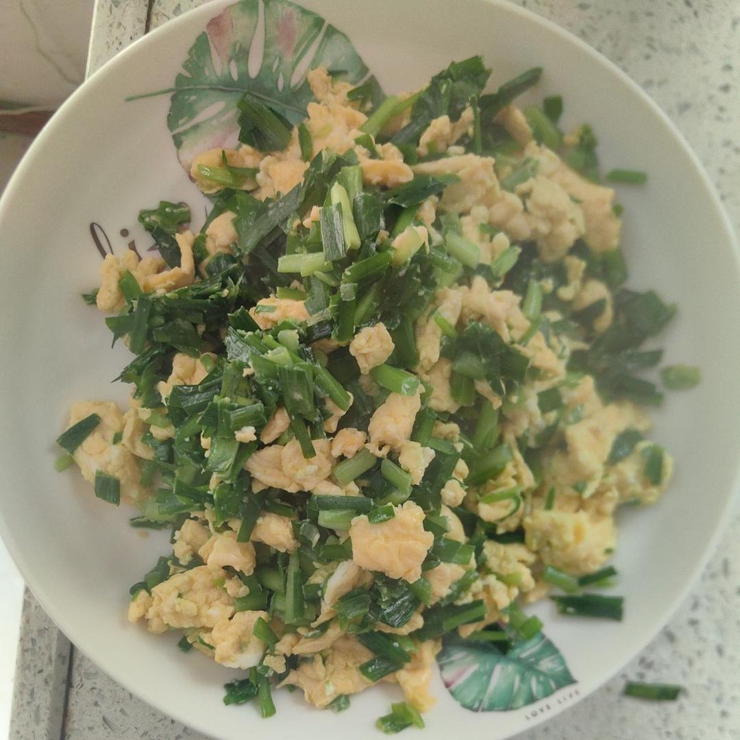 韭菜炒鸡蛋——三分钟快手下饭菜 掌握火候的秘诀