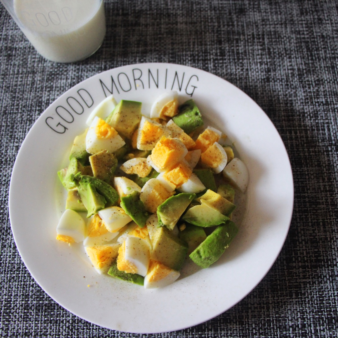 早餐之牛油果鸡蛋沙拉