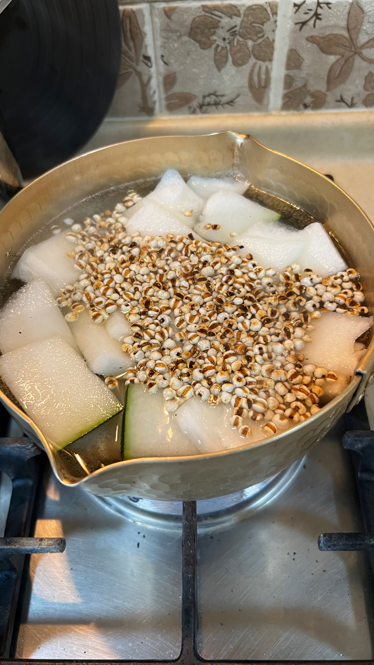 冬瓜薏米茶的做法 步骤3