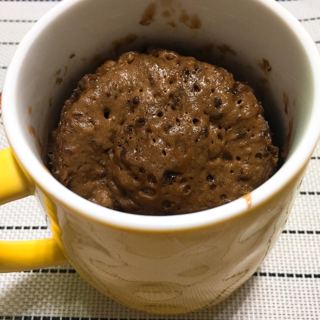 懒人版早餐快速微波炉杯子蛋糕